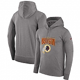 Washington Redskins Nike Sideline Property of Performance Pullover Hoodie Gray,baseball caps,new era cap wholesale,wholesale hats